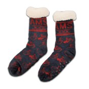TTD Gifts Fleece Comfortsokken - Fietsen - Blauw - Rood