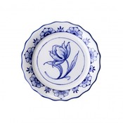 Heinen Delftware Ausgebogter Untersetzer mit Tulpe