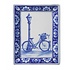 Heinen Delftware Applique bicycle rectangle