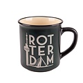 Typisch Hollands Mug - Rotterdam - Campus mug Black in gift box