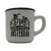 Typisch Hollands Kleine Tasse in Geschenkbox - Amsterdam - Weiß