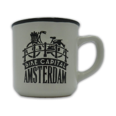 Typisch Hollands Small mug in gift box - Amsterdam - White