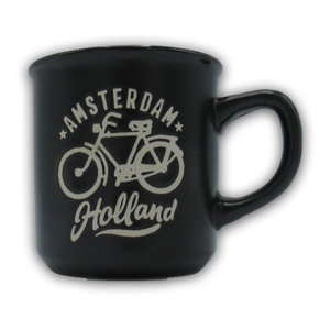 Typisch Hollands Small mug in gift box - Holland- Black