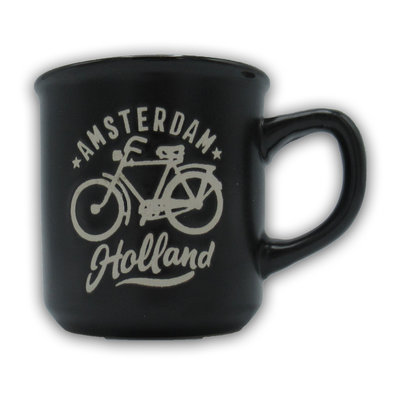 Typisch Hollands Small mug in gift box - Holland- Black