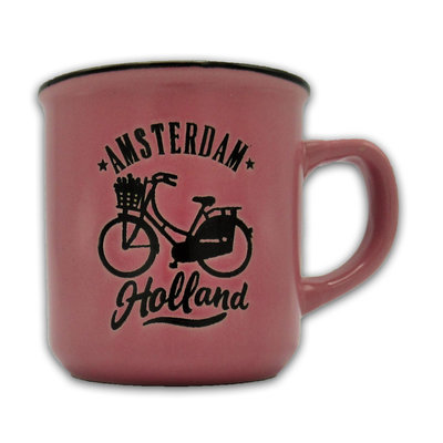 Typisch Hollands Kleine Tasse in Geschenkbox - Holland - Pink