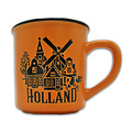 Typisch Hollands Großer Becher in Geschenkbox - Holland Orange