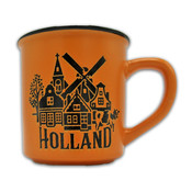 Typisch Hollands Großer Becher in Geschenkbox - Holland Orange