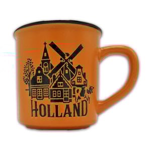 Typisch Hollands Grote mok in geschenkdoos - Holland- Oranje