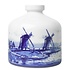 Heinen Delftware Vase around mill landscape.