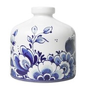 Heinen Delftware Vase around flower decoration.