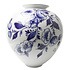 Heinen Delftware Lampenvase groß mit eleganter Blumendekoration