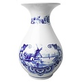 Heinen Delfts blauw Delfter blaue Bauchvase - Holländische Windmühlen