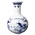 Heinen Delftware Belly vase Delft blue windmill landscape 19cm