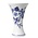 Heinen Delfts blauw Kelkvaasje bloemen klein (12cm)