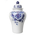 Heinen Delfts blauw Delfter Blau Lid-Pul (Vase mit Deckel)