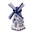 Heinen Delfts blauw Delft Blue windmill - Landscape decoration - Large
