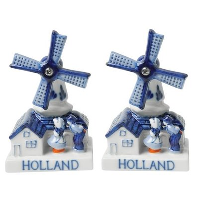 Typisch Hollands Küssendes Paar – Salz- und Pfefferstreuer von Mills