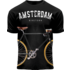 Holland fashion Kinder T-Shirt - Fahrrad - Schwarz - Amsterdam Biketown