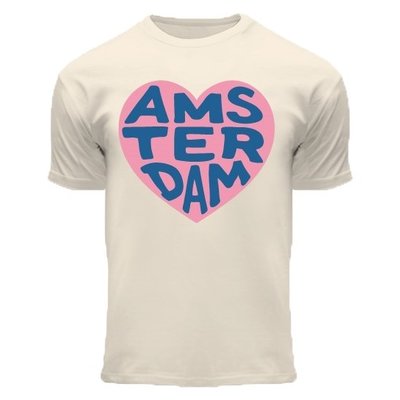 Holland fashion Kinder-T-Shirt - cremefarbenes Amsterdam