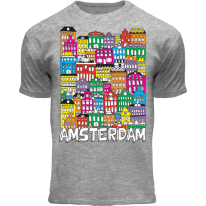 Holland fashion Kinder T-Shirt - Amsterdam - Fassadenhäuser