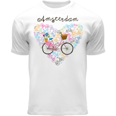 Holland fashion Kinder T-Shirt - Amsterdam - Bicycle