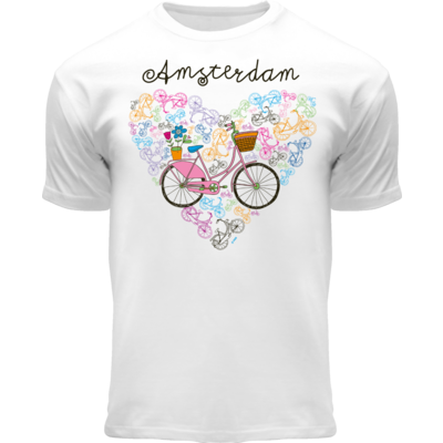 Holland fashion Kinder T-Shirt - Amsterdam - Fahrrad