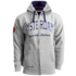 Holland fashion Hoodie with Zipper - Amsterdam - Capital - Gray