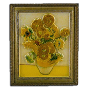 Typisch Hollands Magnet polystone Sonnenblumen - Vincent van Gogh