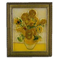 Typisch Hollands Magnet polystone Sonnenblumen - Vincent van Gogh