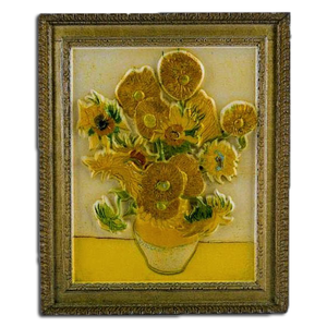 Typisch Hollands Magnet polystone Sunflowers - Vincent van Gogh