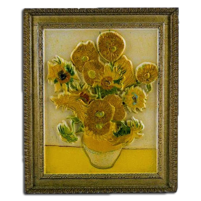 Typisch Hollands Magnet polystone Sonnenblumen - Vincent van Gogh