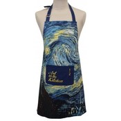 Memoriez Luxury kitchen apron - Starry Night - Vincent van Gogh