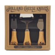 Matix Kaasmesjes - in cadeauverpakking  (hout) Holland Amsterdam