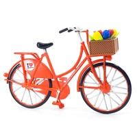 Typisch Hollands Miniatuurfiets - Oranje (Amsterdam) 13.5cm