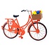 Typisch Hollands Miniaturfahrrad - Orange (Amsterdam) 13,5 cm