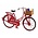 Typisch Hollands Miniature bike - Red (Amsterdam) 13.5 cm