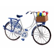 Typisch Hollands Miniatuurfiets -  Delftsblauw  (Holland) 13.5cm