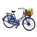 Typisch Hollands Miniatuurfiets - Blauw (Holland) 13.5cm