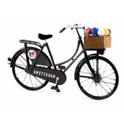 Matix Miniaturfahrrad - Schwarz (Amsterdam) 13,5 cm