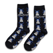 TTD Gifts Damessokken - Molens blauw/wit