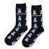 Holland sokken Damensocken - Mills blau / weiß