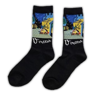 TTD Gifts Damensocken Vincent van Gogh -Terrasse