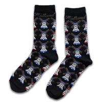 TTD Gifts Women's Socks - Mills Red / White / Blue
