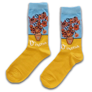 Holland sokken Damensocken Vincent van Gogh Sonnenblumen