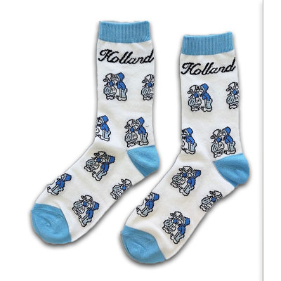 Holland sokken Women's socks - Holland blue / white -