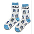 Holland sokken Damensocken - Holland blau / weiß -