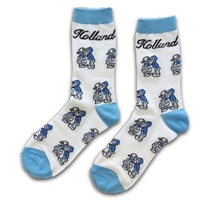 Holland sokken Herrensocken - Holland blau / weiß