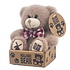 Matix Pluche Holland beer - Bruin