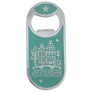 Matix Magnetic opener - Dutch Classics - Green - Amsterdam bridge