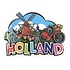 Typisch Hollands Magnet Comic Holland Mühle